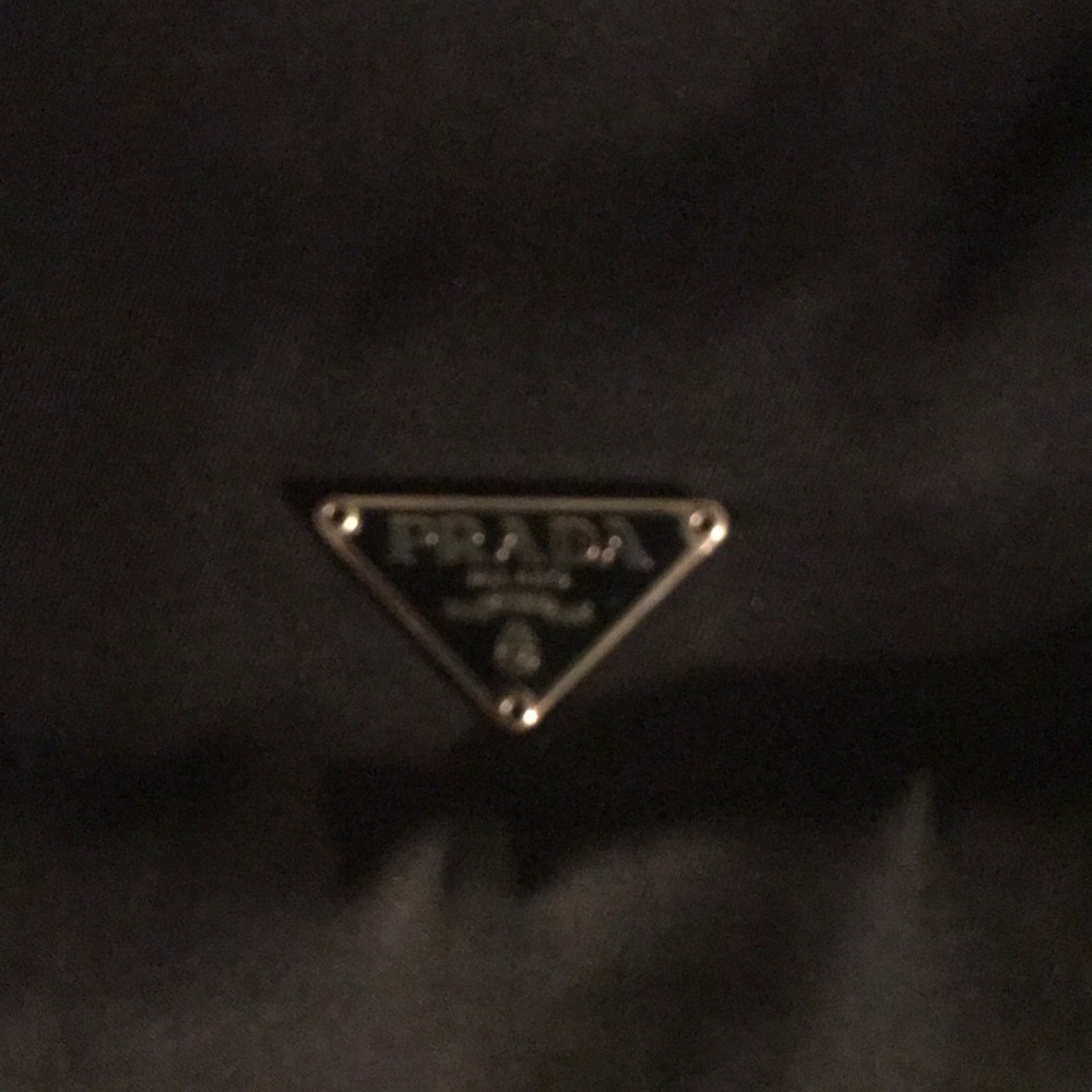 Prada clutch with fold over closure - Picture 2 of 5